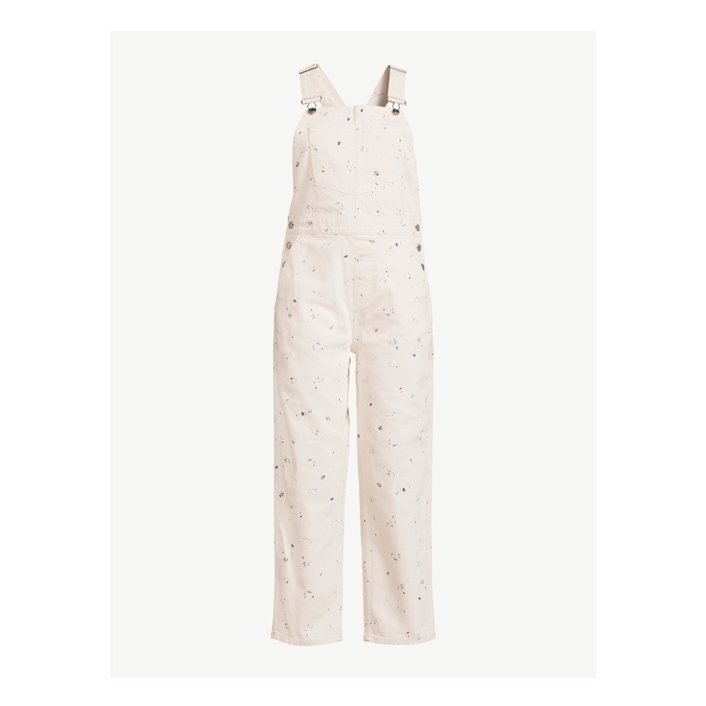 Free Assembly XS floral overalls NWT